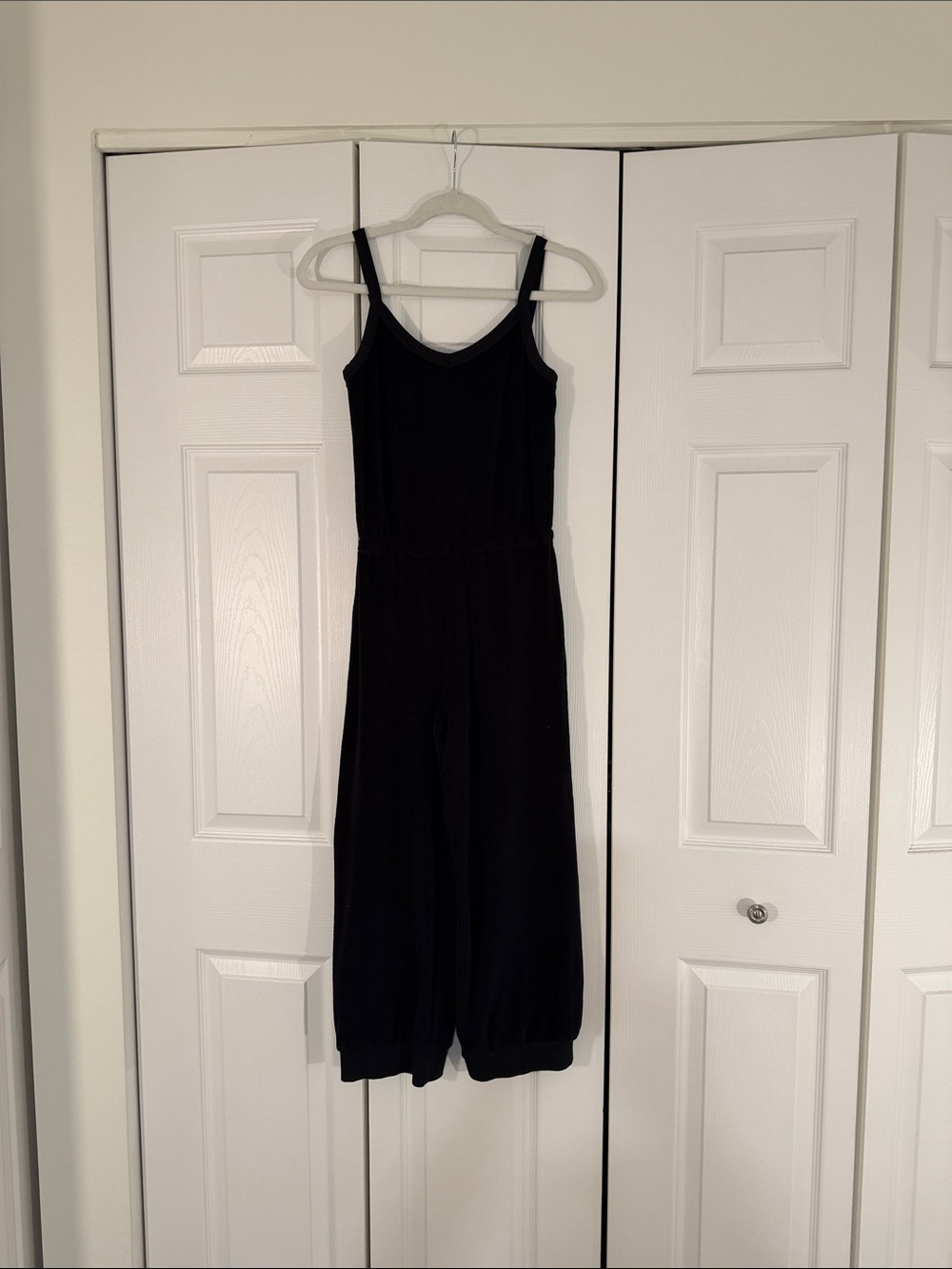Suzi Kondi Black Sleeveless Wide-Leg Jumpsuit
